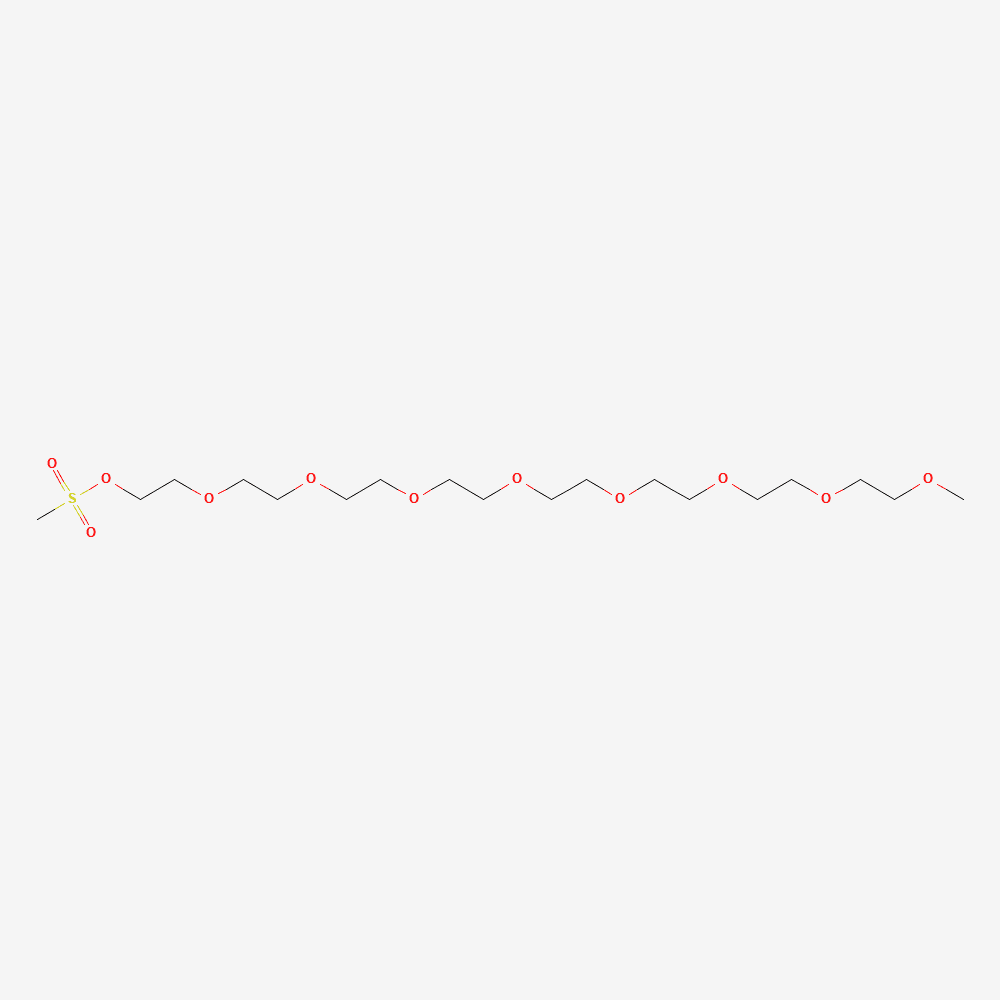 2D structure of m-PEG9-Ms